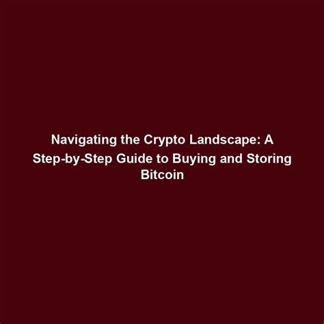 Buying Crypto: A Step-by-Step